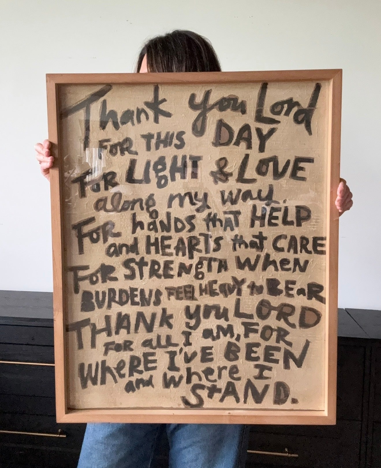 Thank You Lord (Original 18" x 24")