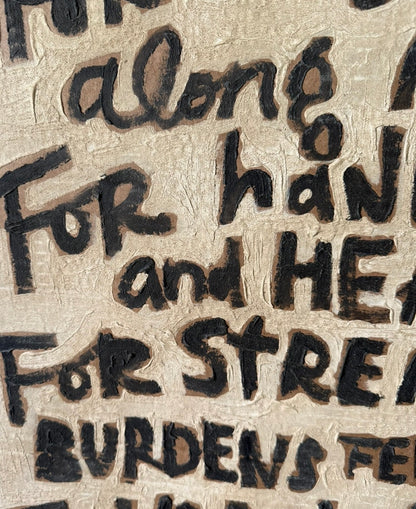 Thank You Lord (Original 18" x 24")