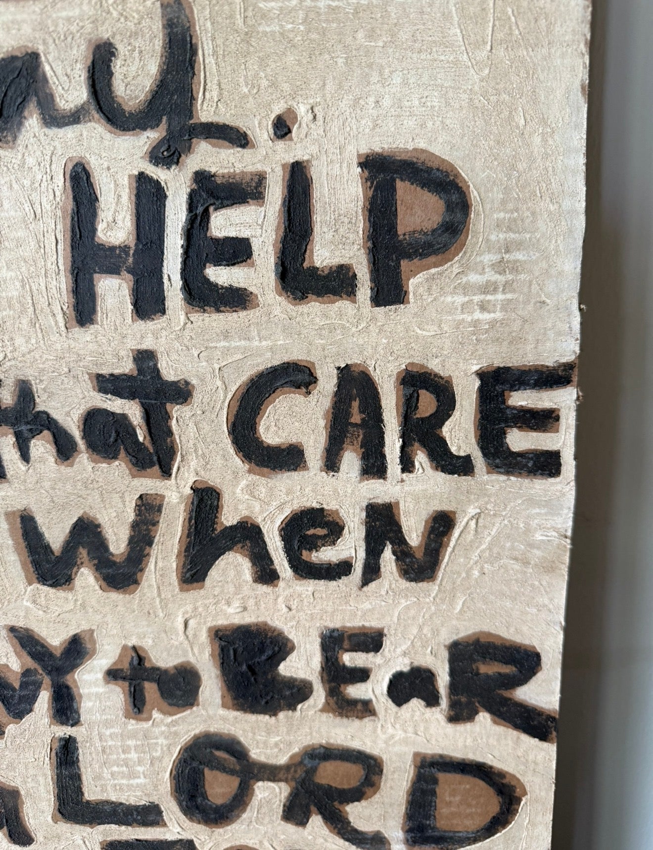 Thank You Lord (Original 18" x 24")