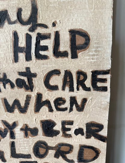 Thank You Lord (Original 18" x 24")