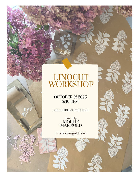 Linocut Workshop - 10/3/2025