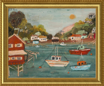 La pequeña casa azul