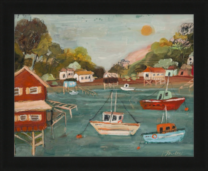 La pequeña casa azul