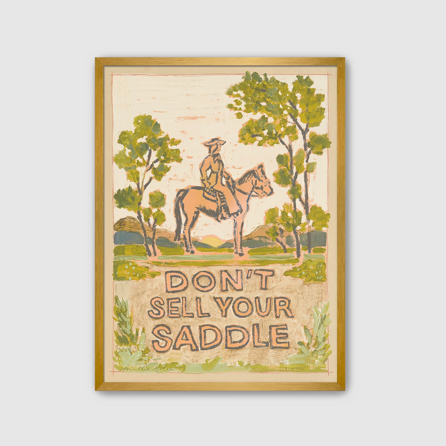 Don't Sell Your Saddle