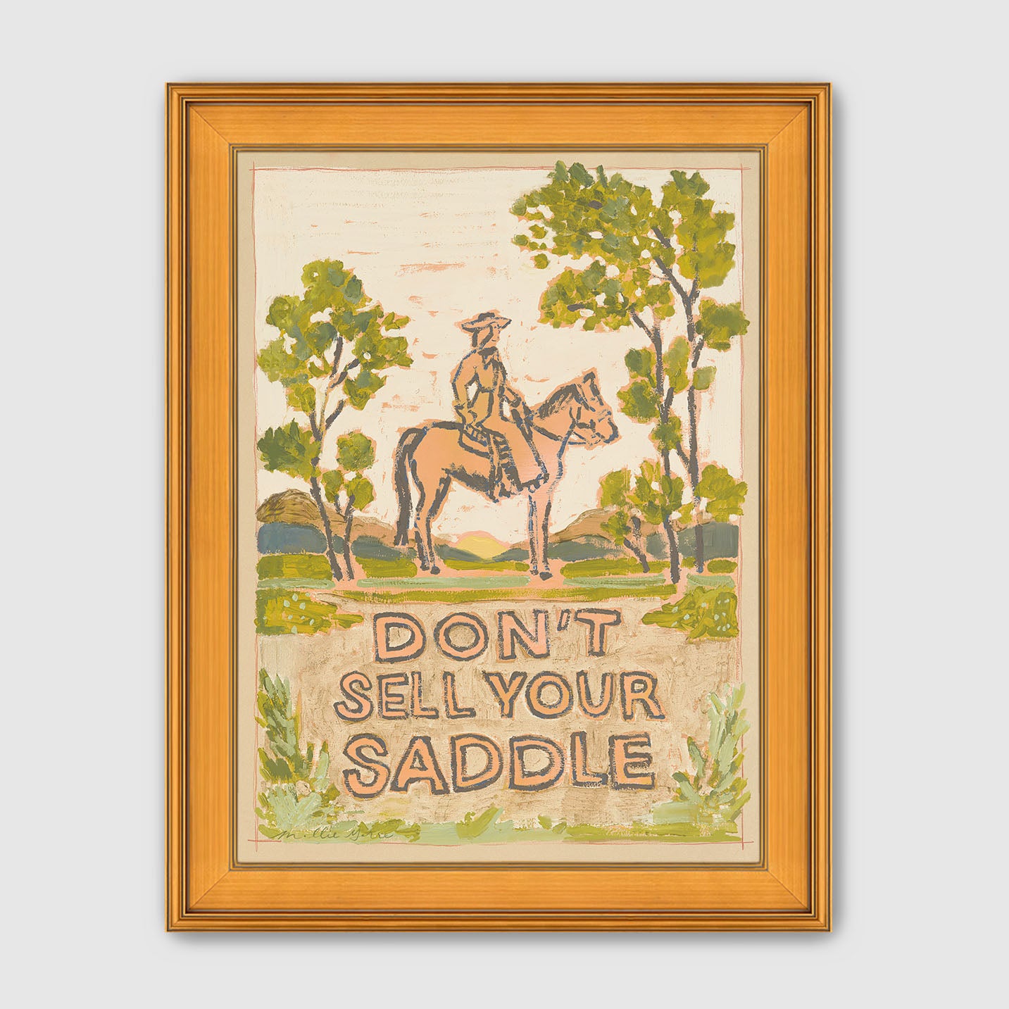 Don't Sell Your Saddle