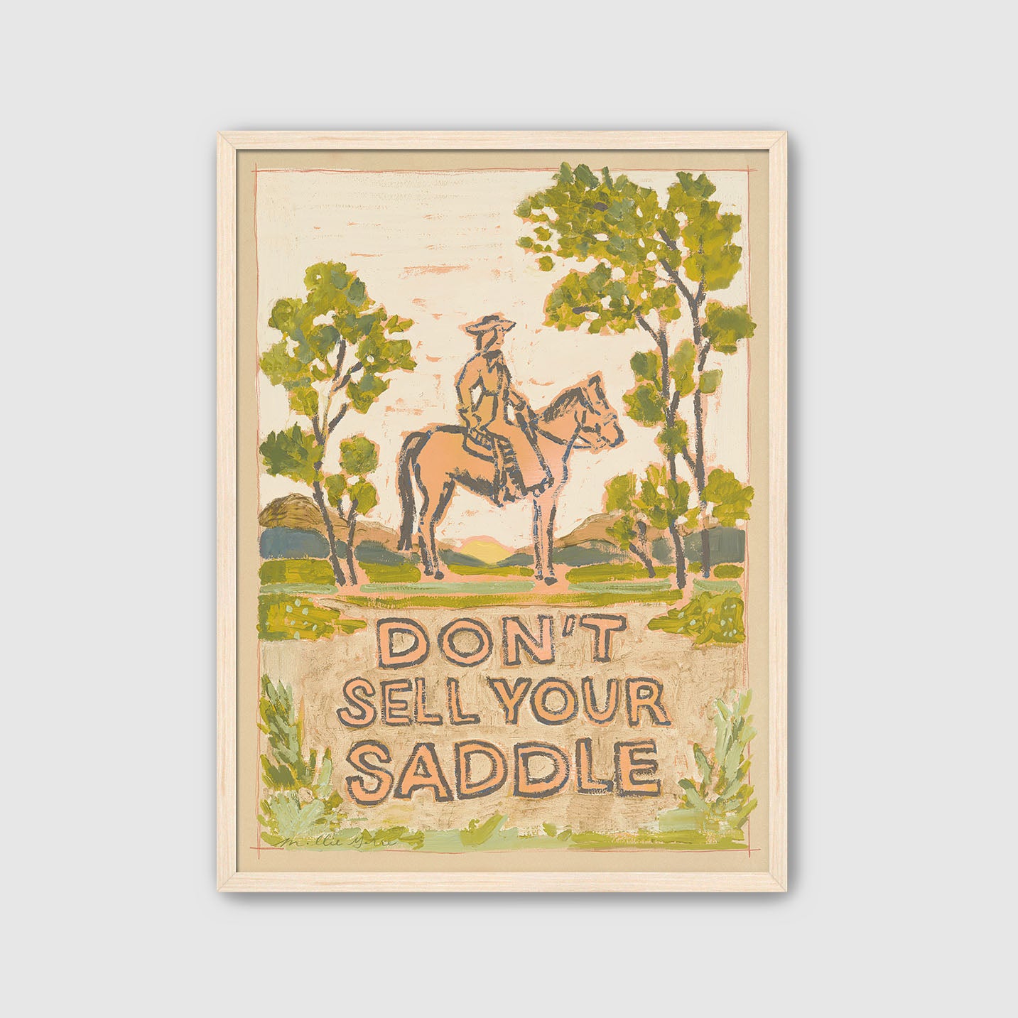 Don't Sell Your Saddle