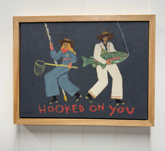 Hooked on You (Original 16" x 12")