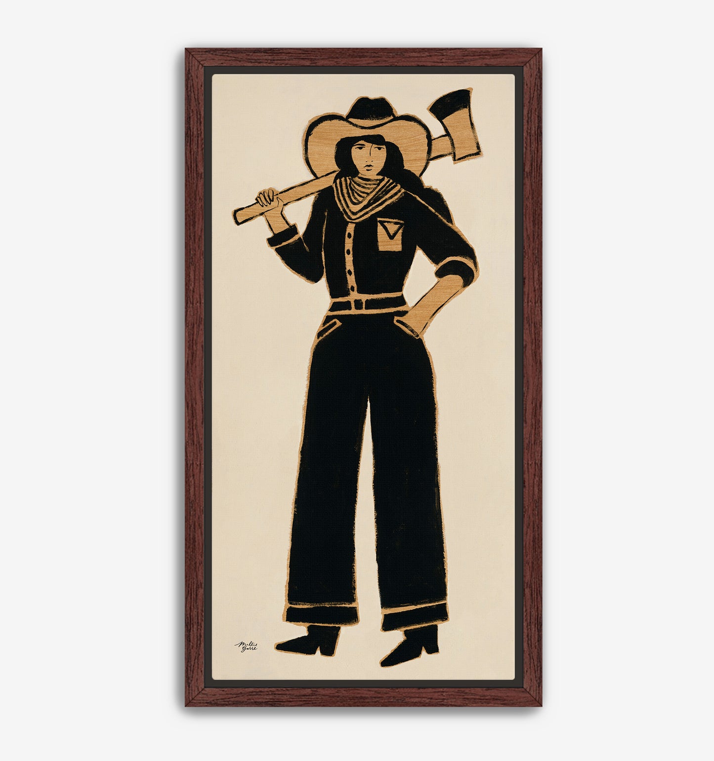 Ma with an Ax