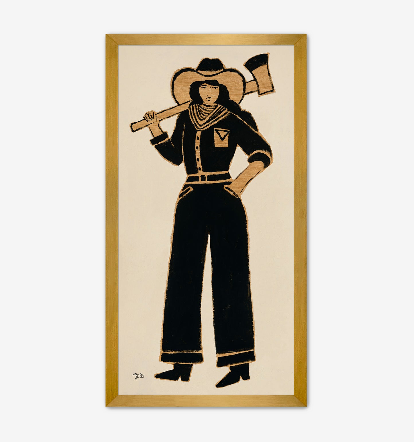 Ma with an Ax