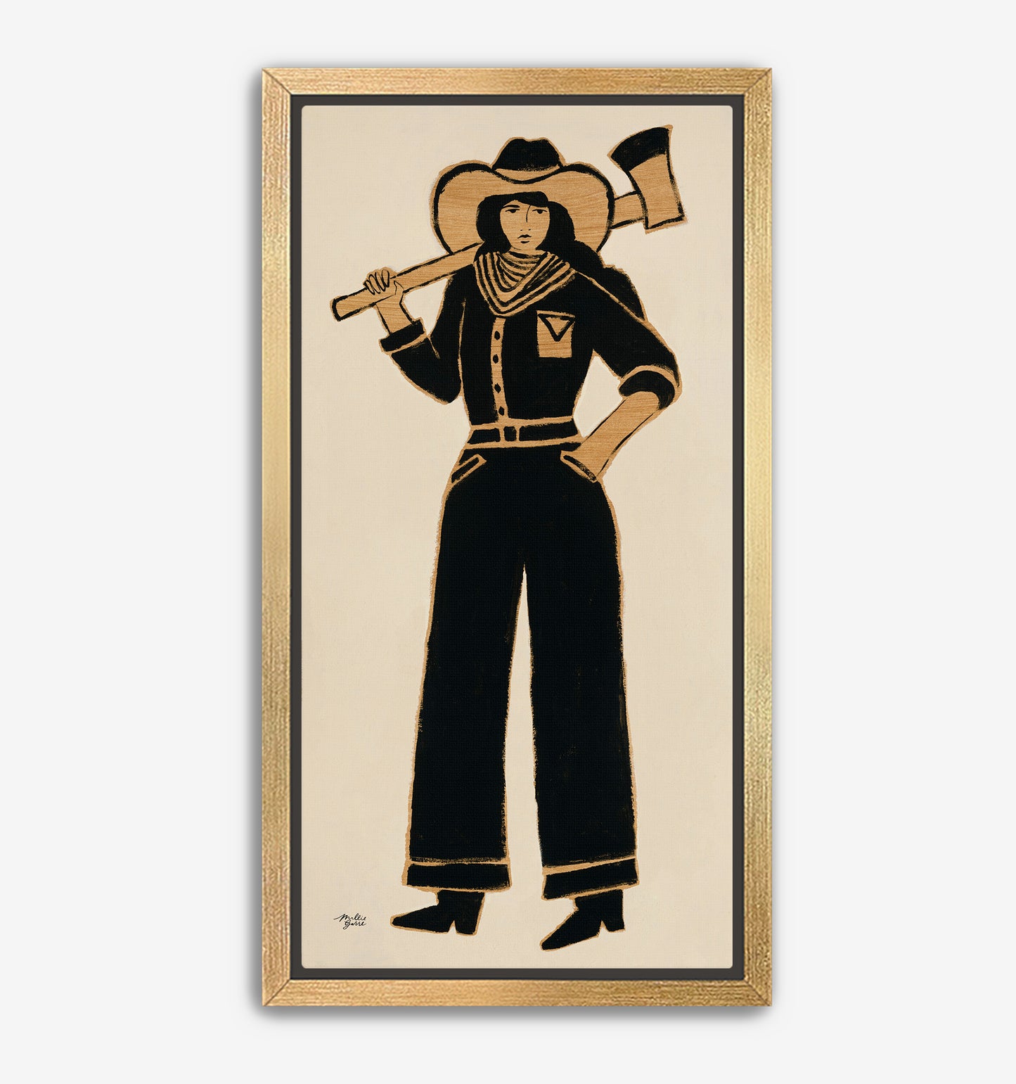 Ma with an Ax
