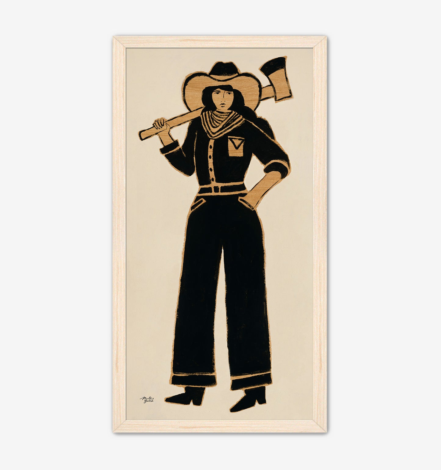 Ma with an Ax