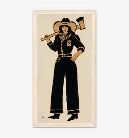 Ma with an Ax