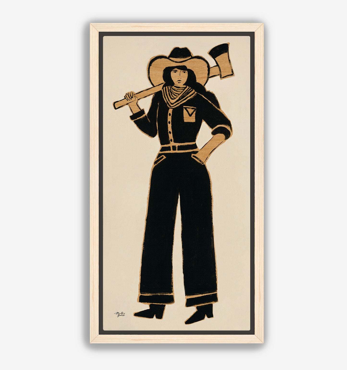 Ma with an Ax