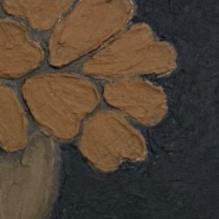 Marigold in Charcoal (Original 24" x 36")