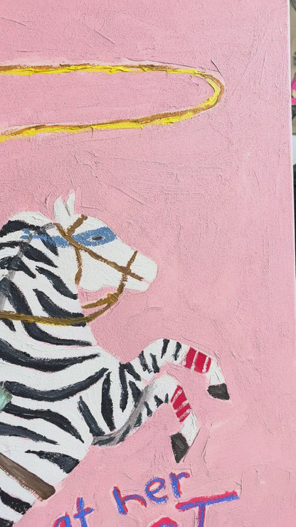 One Trick Pony (Original on canvas, 30" x 40")