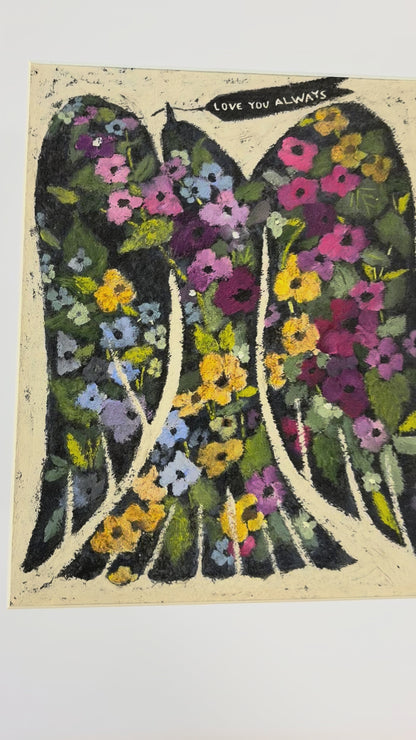 Love You Always (Original on claybord, 11" x 14" )